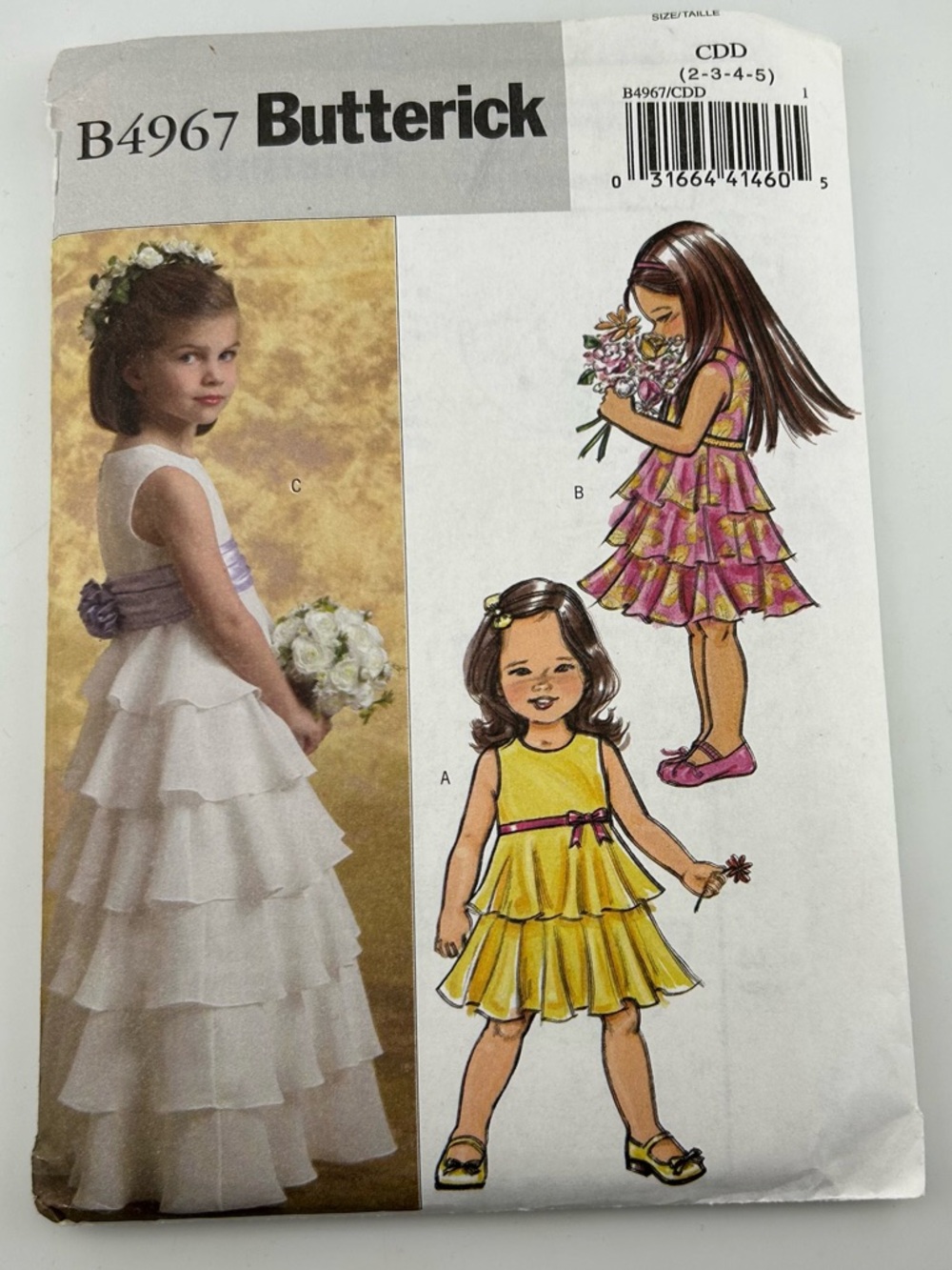 🧵 2 for 22$ 🧵 Butterick Children's Dresses 4967